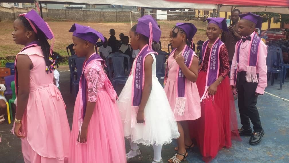 Dominion primary school graduation ceremony